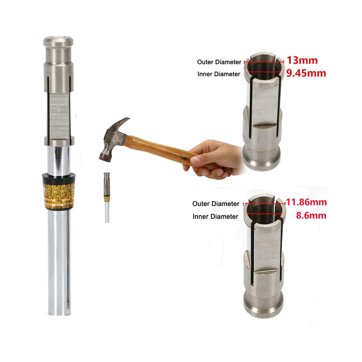 Golf Club Installation Tool Golf Club Sleeve Installation Tool Golf Ferrules Installation Tool for Club Shaft Irons