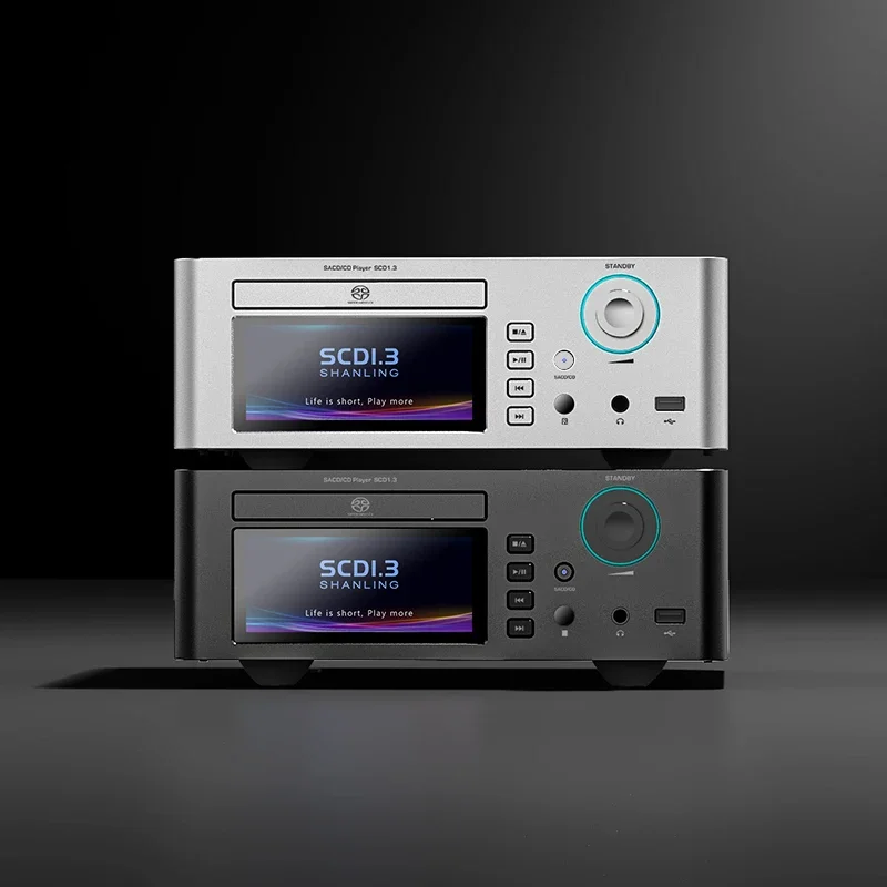 SHANLING SCD1.3 SACD CD Player Hi-Res Audio Sanyo HD870 ME1389EE system AK4499EX AK4191 DAC chips Bluetooth LDAC PCM768 DSD512