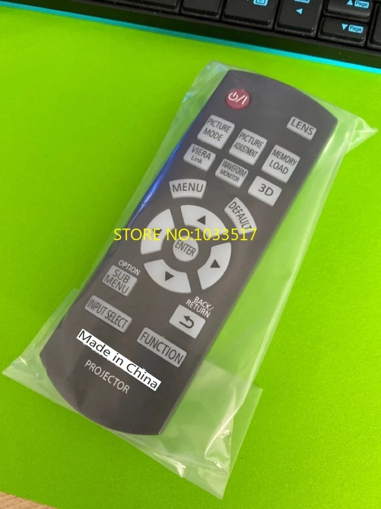 Brand New Original Remote Control For Panasonic Projector Ptae8000 Pt