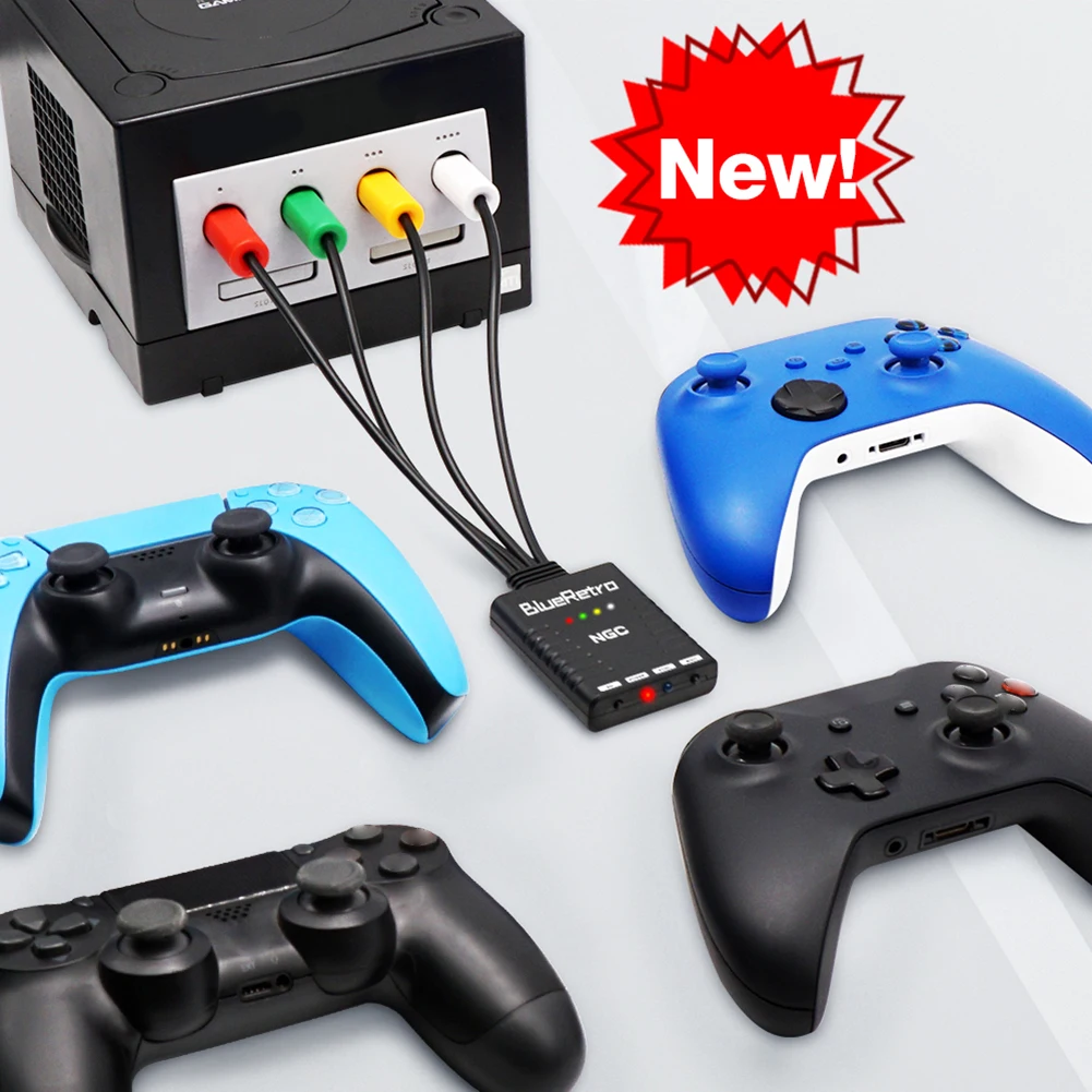 For Nintendo GameCube Console Wireless Game Controllers Adapter Reset