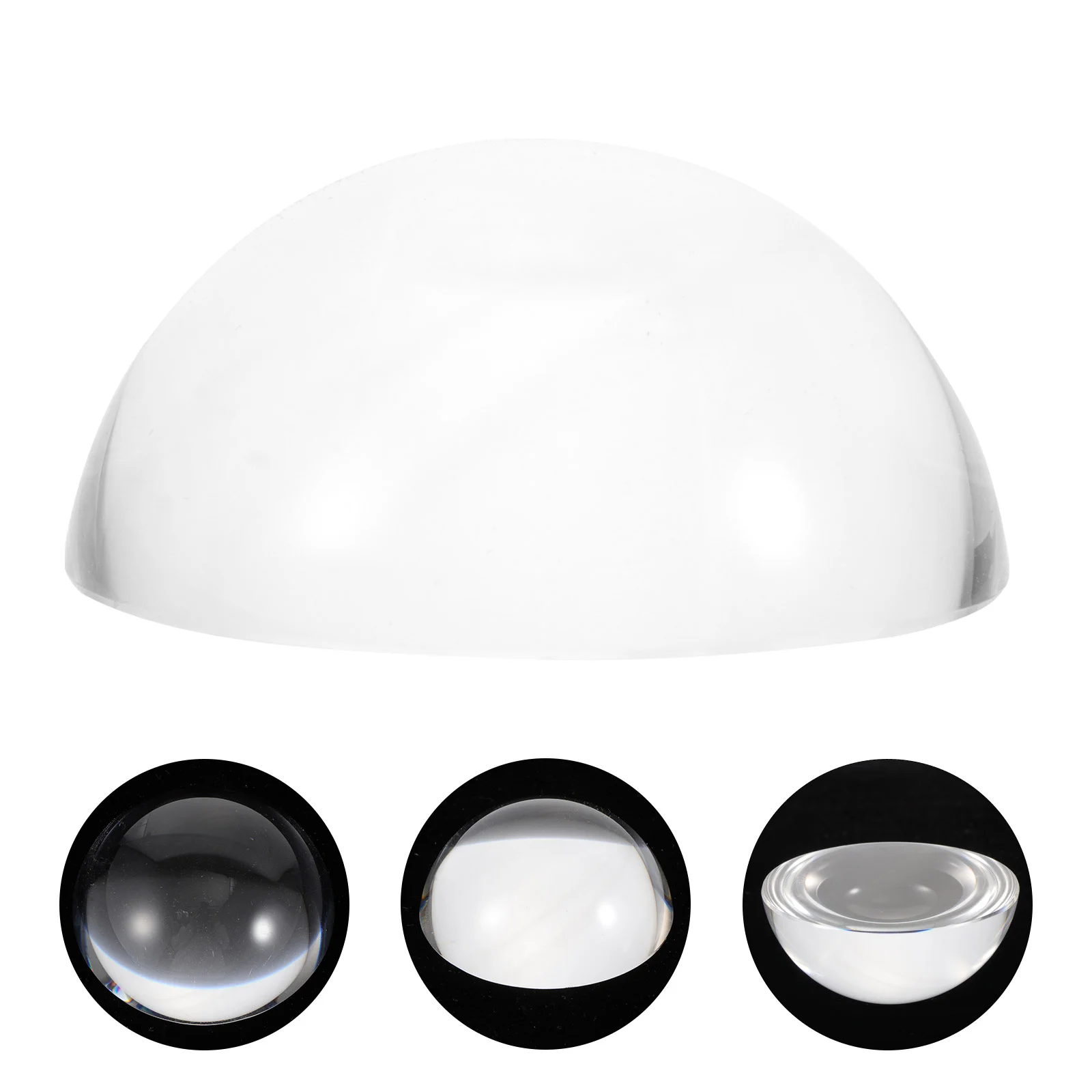 

Pressed Cloth Crystal Hemisphere Pattern Weights Dome Fabric Sewing DIY Accessories For Calligraphy Paperweights