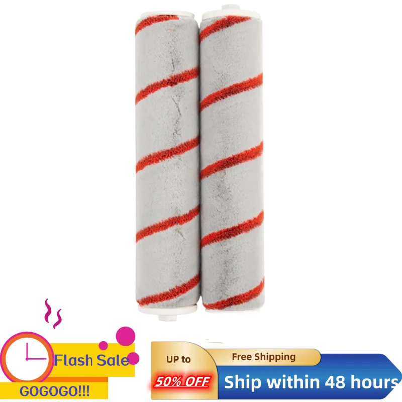 

2PCS Roller Brushes Replacements Spare Parts for Xiaomi Dreame V9 Vacuum Cleaner Handheld Stick Kits Accessories HEPA Filter Rol