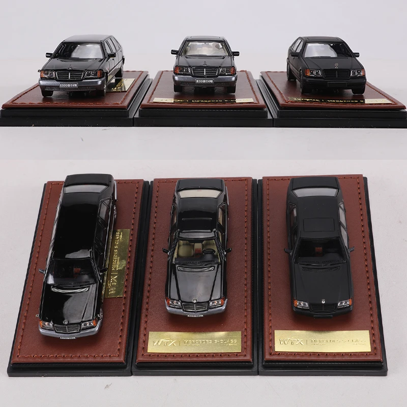 WTX 1:64 W140 S-CLASS 표준 액슬/롱 휠베이스 합금 모델 자동차