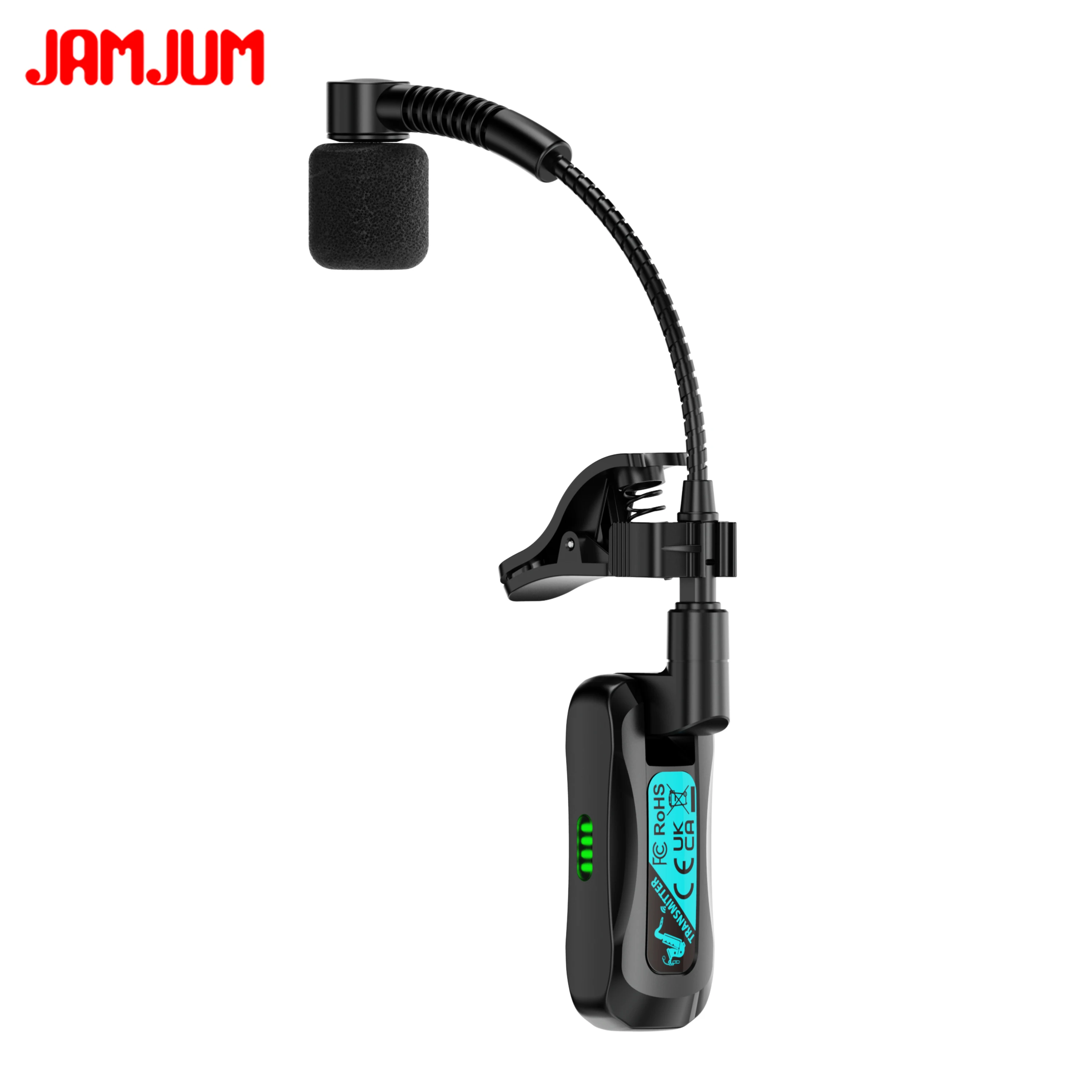 Premium Wireless Acoustic Instrument Microphone - High-Quality Audio with Anti-Interference Technology