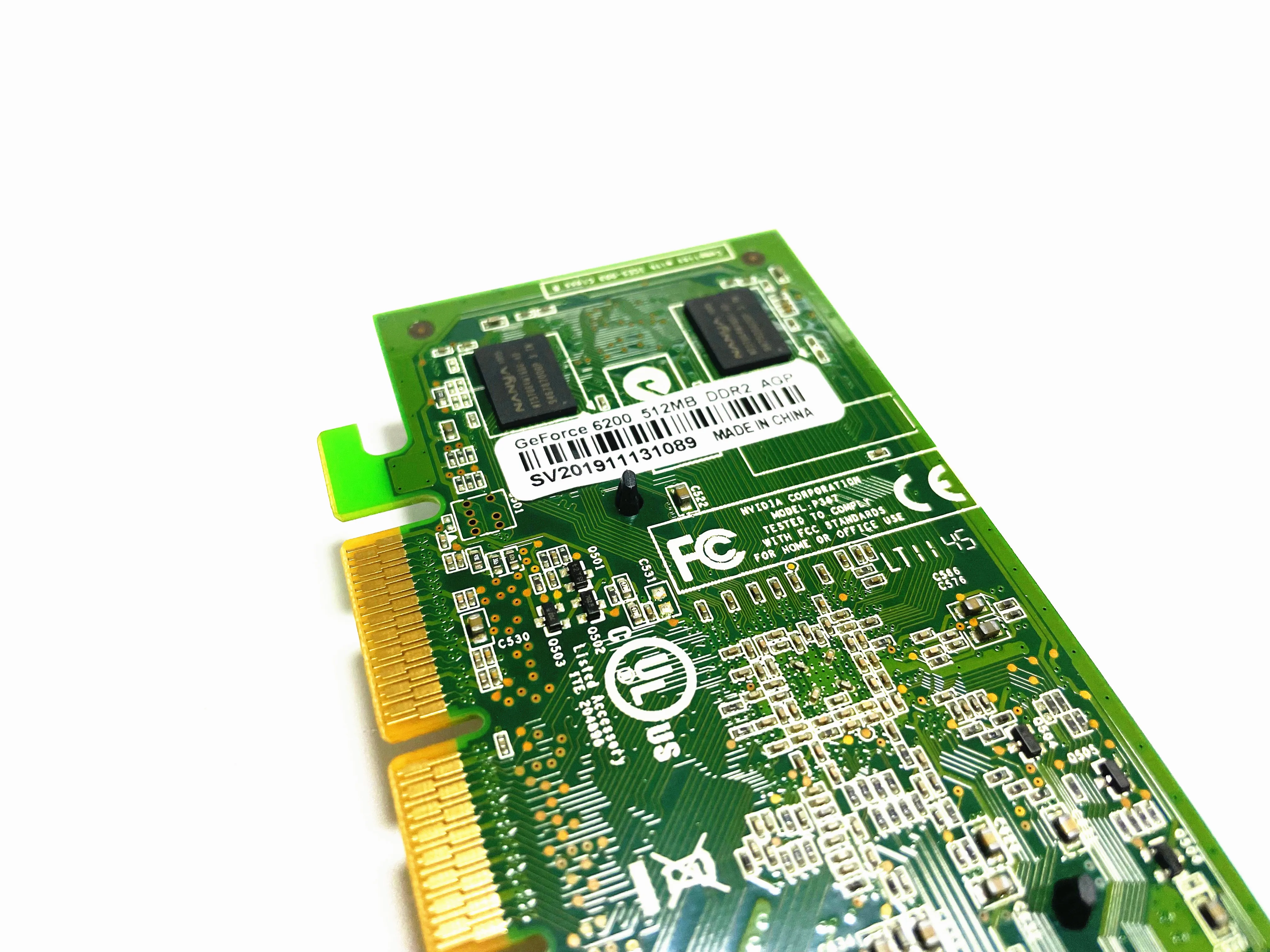 alta qualidade, 6200, 512M, AGP 8X, GF6200, DDR2, Novo
