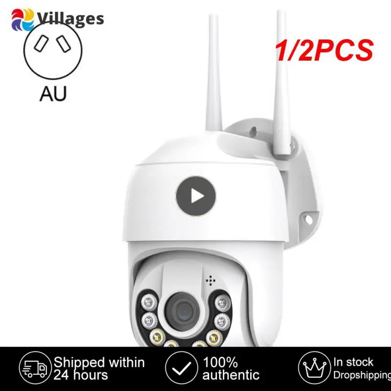 

1/2PCS WIFI IP Camera Outdoor Security Color Night 2MP Wireless Video Surveillance Cameras Smart Human Detection iCsee