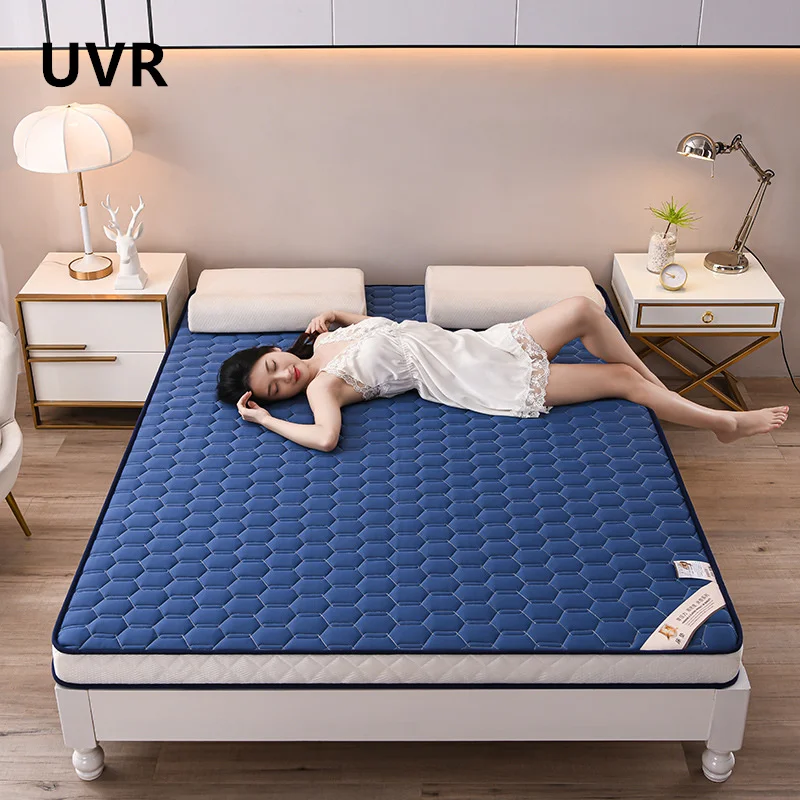 

UVR Tatami High Rebound Memory Foam Filled Foldable Single Mattress Home Hotel Non-collapsing Latex Mattress Double Full Size