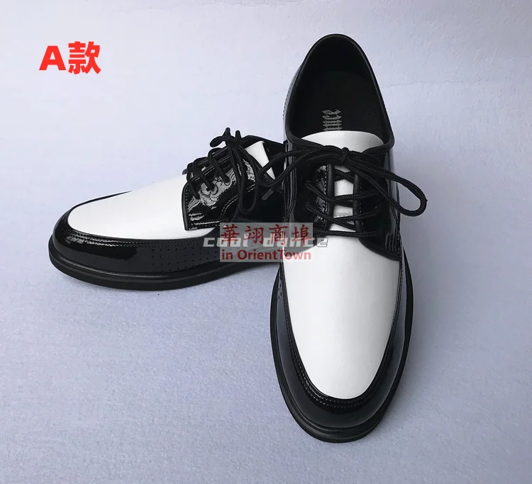 COOL DANCE Polychrome Poppin Shoes Street Block Locking Microfiber Skin Shoe Funky Dance Multicolour Leather Shoes 5