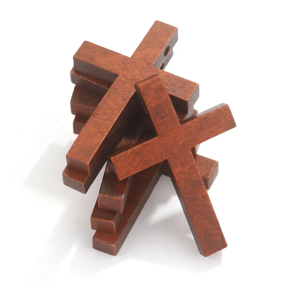 Genie Crafts Confezione da 50 ciondoli a Forma di Croce in Legno – 3 x 4,4 cm Mini Croce, per bomboniere religiose, Domenica Scolastica Fai da Te