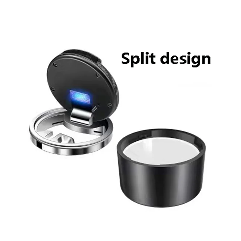 Car Ashtray With Blue LED Cigar For Audi A3 A4 A5 A6 A7 A8 Q3 Q5 Q7 Q8 ABT TTS Portable