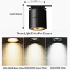 LED Track Light Spot Downlight Foldable Ceiling Spotlight 7W 12W 15W 110V 220V Spots Lamp Clothing Shop Store For Home Kitchens 6