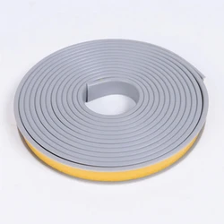 Flexible 5M U - Shape Edge Banding Self - Adhesive Protector - 30mm (Gray)