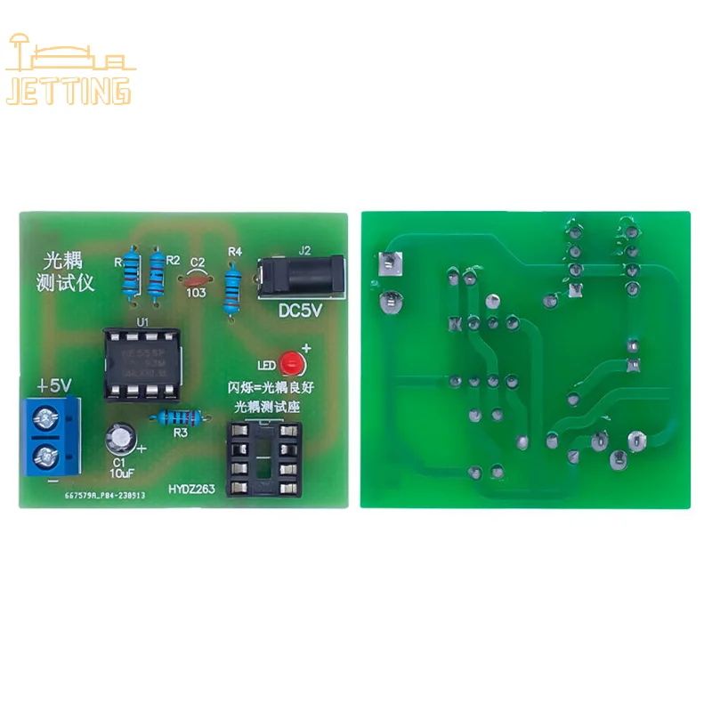 Optocoupler Tester Kit Optocoupler Tester Kit Board Practice Welding DIY Electronic Product Spare Parts