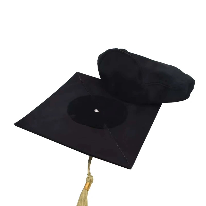 2pcs 24cm Adults Grad Caps Sublimation Graduation Caps Blanks Grad Cap for DIY Heat Press