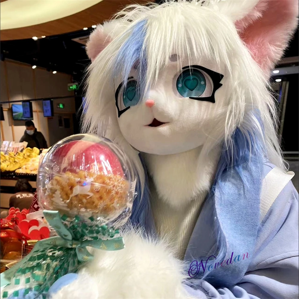 Cosplay Costumes Fursuit Kigurumi Headset Furry Costume Head Base Paws Tail Comiket Furries Animal Rubbit Doll Cat Doll