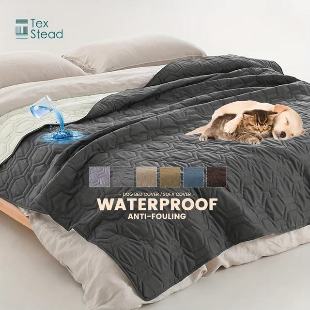 S169fb9e4d19541158ee16df6eb3e41b4A.jpg 1PC Dog Bed Cover and Pet Blanket Sofa Pet Bed Mat,Car Incontinence Mattress Protectors Furniture Couch Cover for Most Cats Dogs