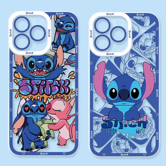 Funda para Xiaomi Redmi 9A Oficial de Disney Stitch Azul - Lilo & Stitch