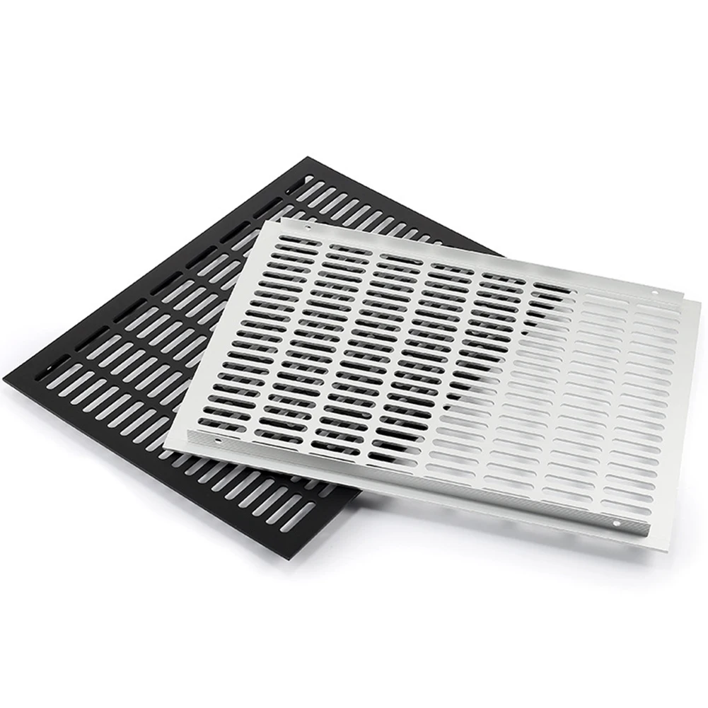 Wide Aluminum Alloy Air Vent Perforated Sheet Vents Web Plate Ventilation Grille Vents 1Pcs