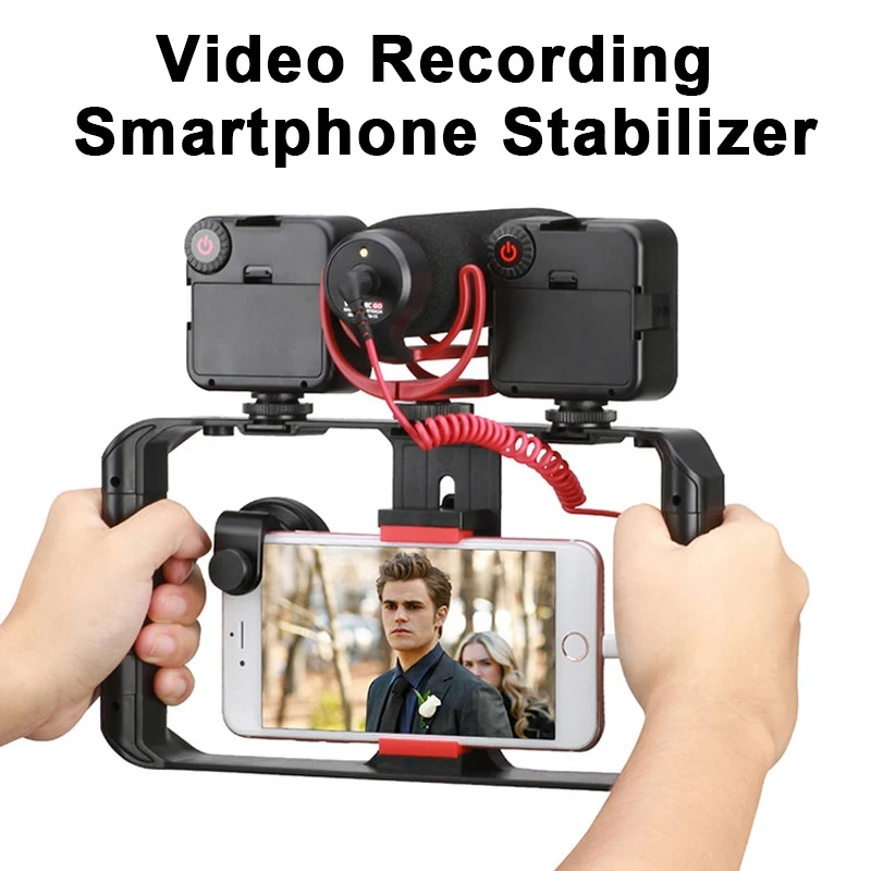 Ulanzi U Rig Pro Smartphone Video Rig With 3 Mounts Video Recording Cell Phone Stabilizer Filmmaking Case Filming Accessories - Ảnh 3