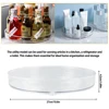 360° Rotating Storage Trays Kitchen Cabinet Spice Turntable Multifunction Bathroom Makeup Clear Organizer Kitchen Accessories 4