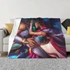 LOL League of Legends Game Star Guardian Xayah Rakan Portable Warm Throw Blankets for Bedding Travel 1