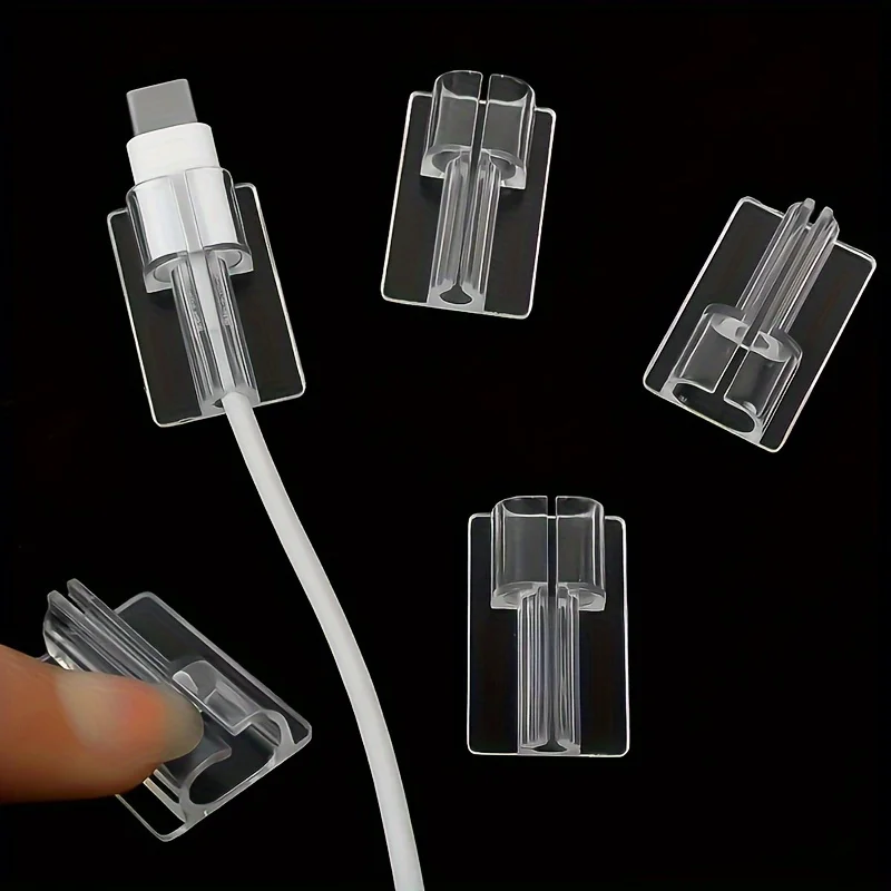 10 Pack Transparent Charging Cable Protectors