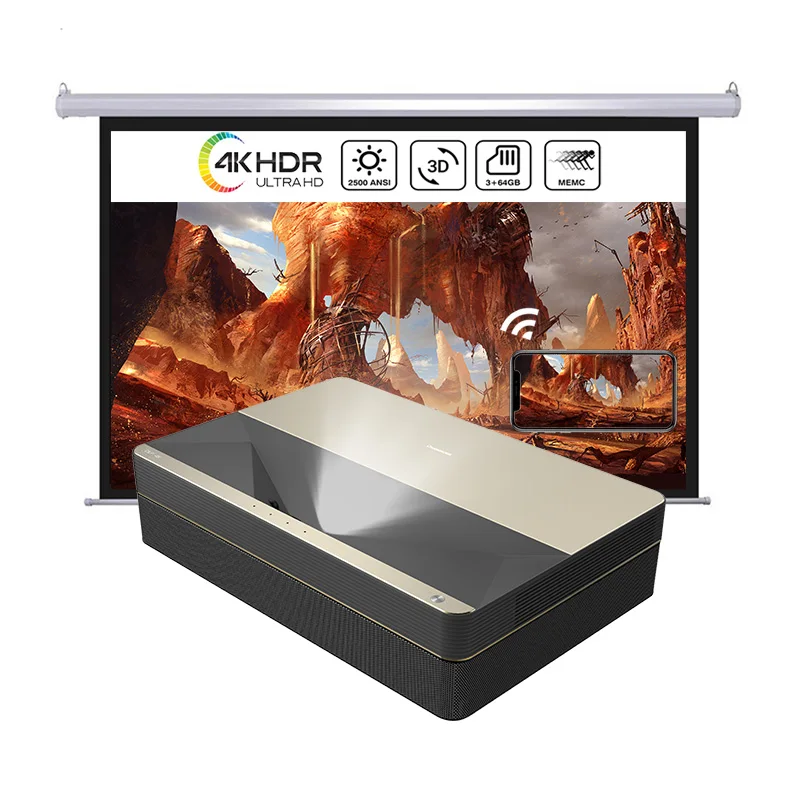 

Changhong B7U UST Full HD 5G WiFi проектор высокого качества 4K Laser 3D Video Smart Projector с системой Android