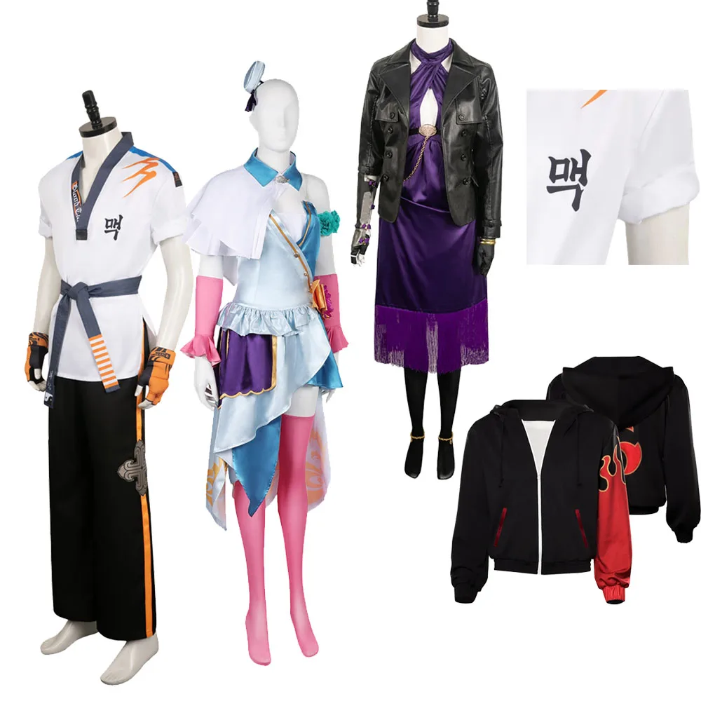 Kazama Jin Giacca Cosplay Fantasia Gioco Tekken 8 Alisa Jin Nina Hwoarang Costume Uomo Donna Abiti Halloween Carnival Suit