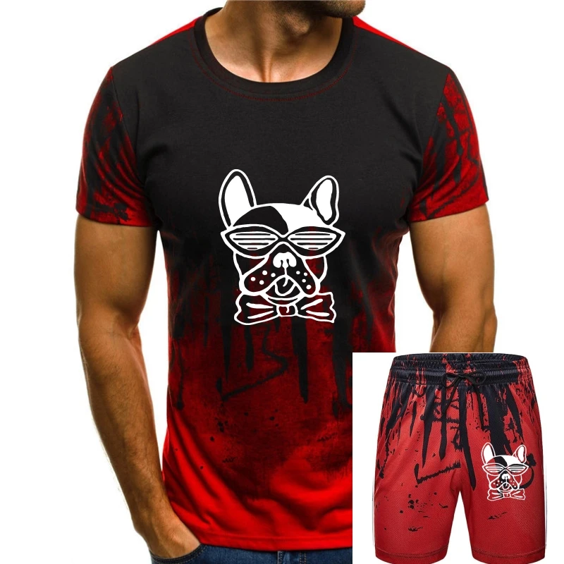 

Футболка Create Bulldog Goth для мужчин, крутые мужские хлопковые футболки, одежда с круглым вырезом и короткими рукавами, футболка