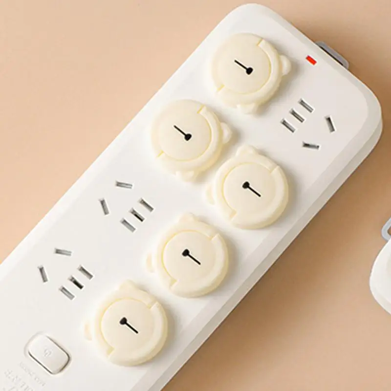 Child Safety Electrical Outlet Covers 10PCS Electric Shock Guard Heat Resistant Electric Shock Guard Kids Proofing Socket
