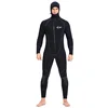 Men's 7mm Neoprene Hoodie Wetsuit, Front Zip Full Body Keep Warm Scuba Diving Suit Underwater Hunting Surfing Spearfishing 1