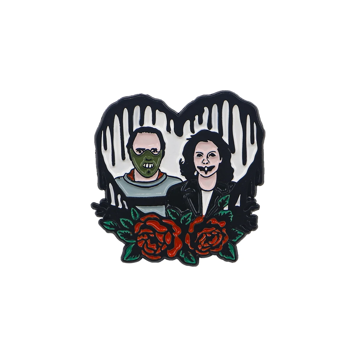 Spooky Enamel Pin Collection: Metal Brooch for Clothing & Accessories