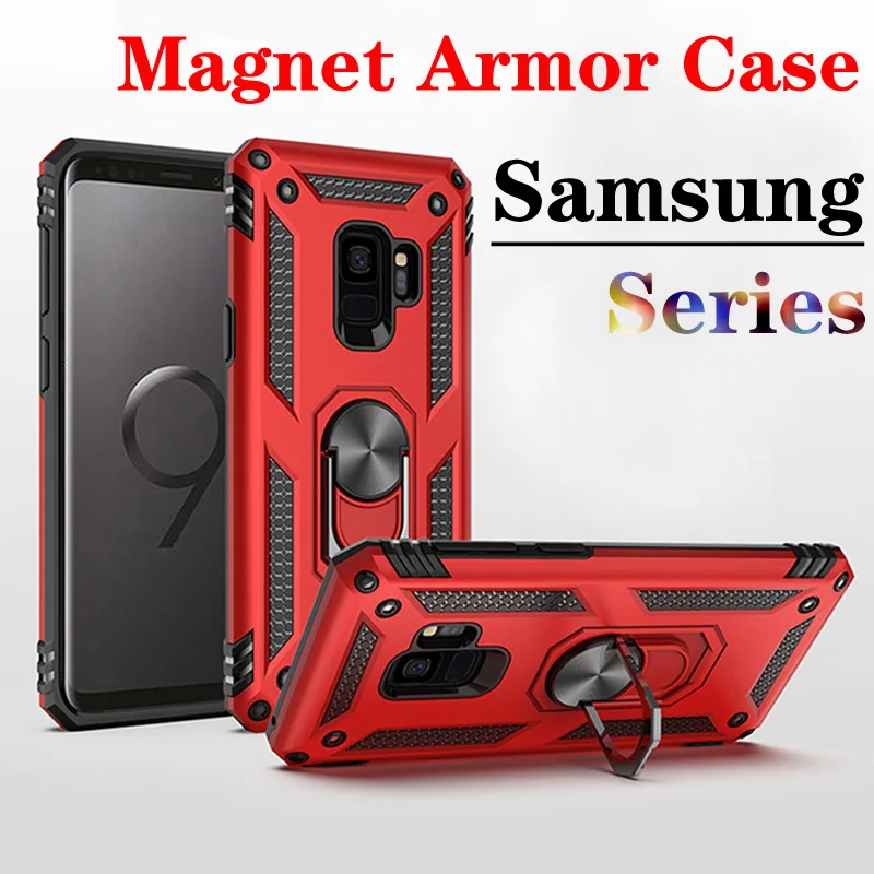 Rugged Magnet Armor Phone Case