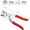 9.5mm Metal Hollow Five-Claw Snap Button For Installing Clothes Bag Sewing And DIY Craft Hand Pliers Tool 2