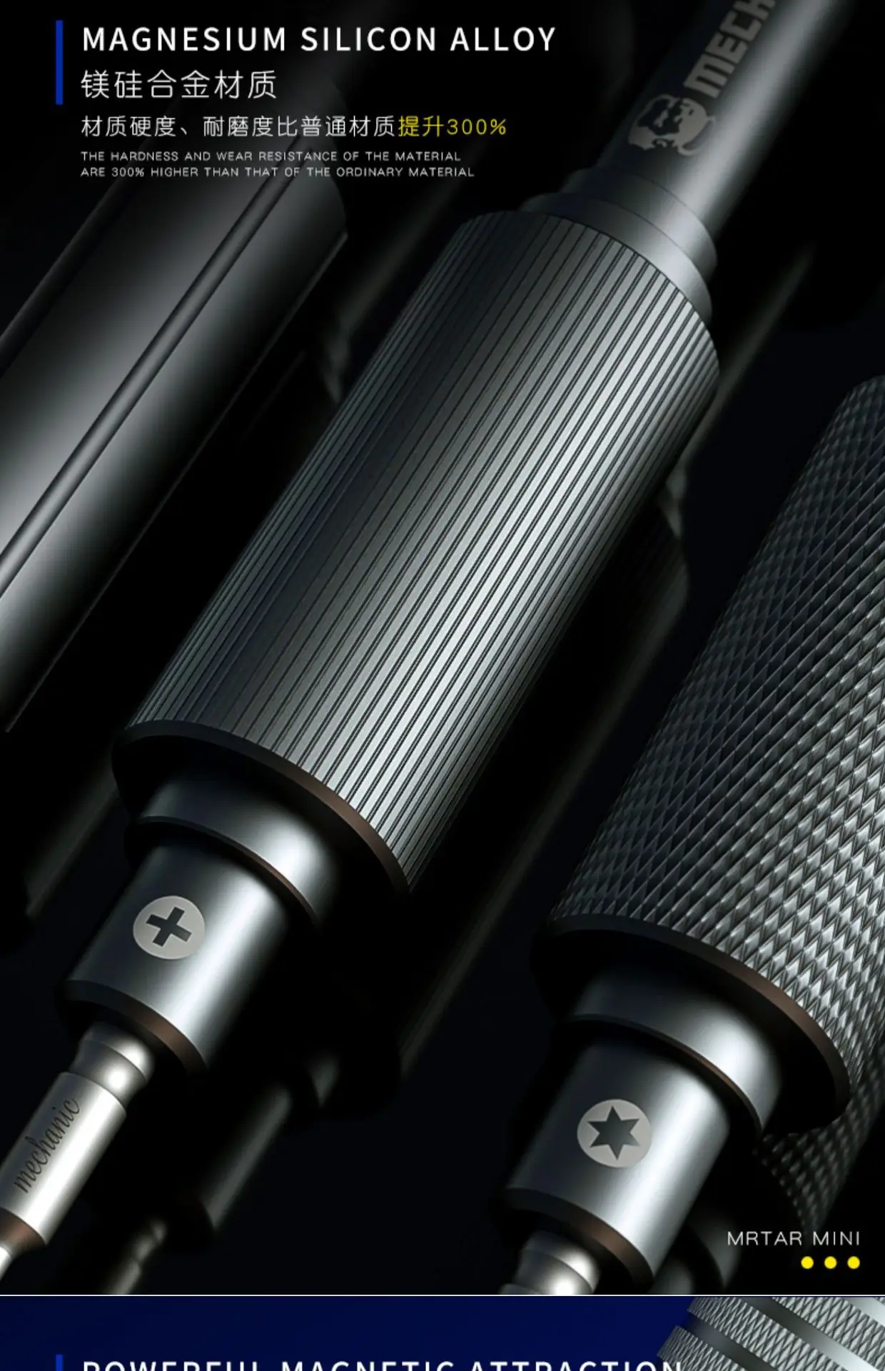 Description Picture 5 of itemMechanic 6 in 1 iShell Max Mortar Mini Screwdriver Set Powerful Magnetic Hardness Precision Magnesium Silicon Alloy Screwdriver