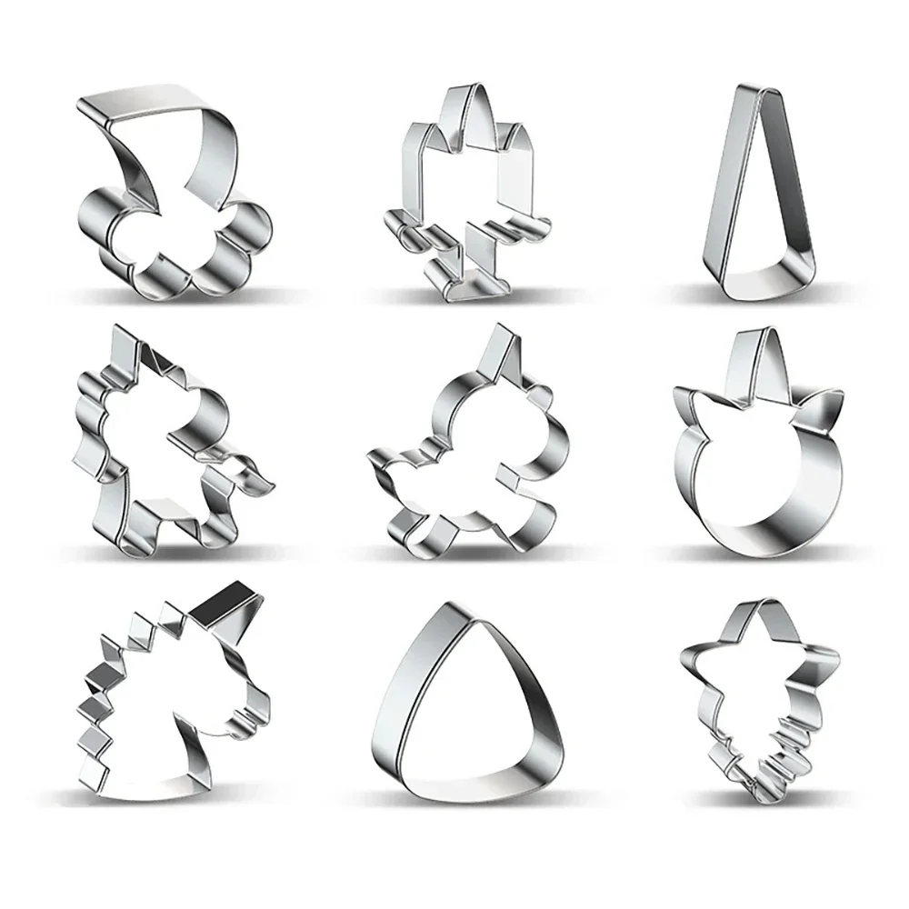 Cute Cartoon Unicorn Cookie Cutter Mould Stainless Steel Fondant Cake Biscuit Mold Cutter Baking Decoration Tools