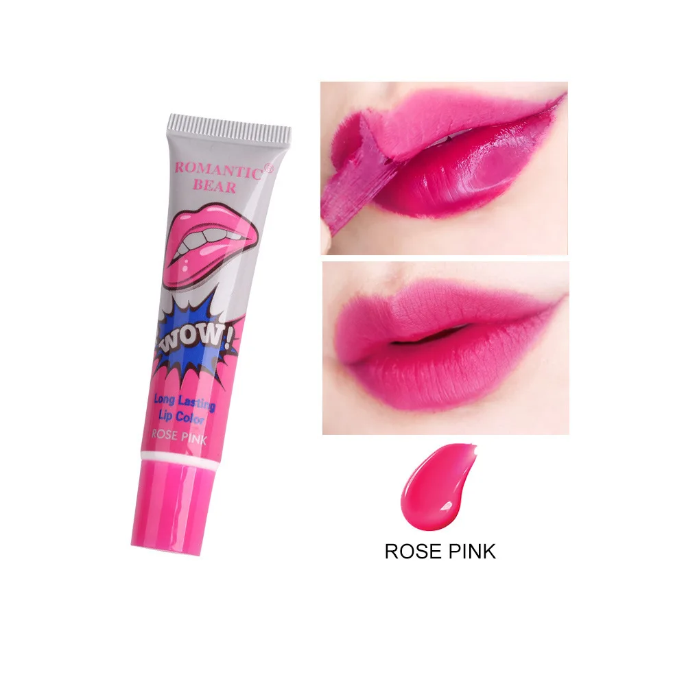 6 Colors Korea Peel Off Liquid Lipstick Waterproof Long Lasting Moisturizer Lip Gloss Tear Off Lip Gloss Lip Tint Cosmetic 6