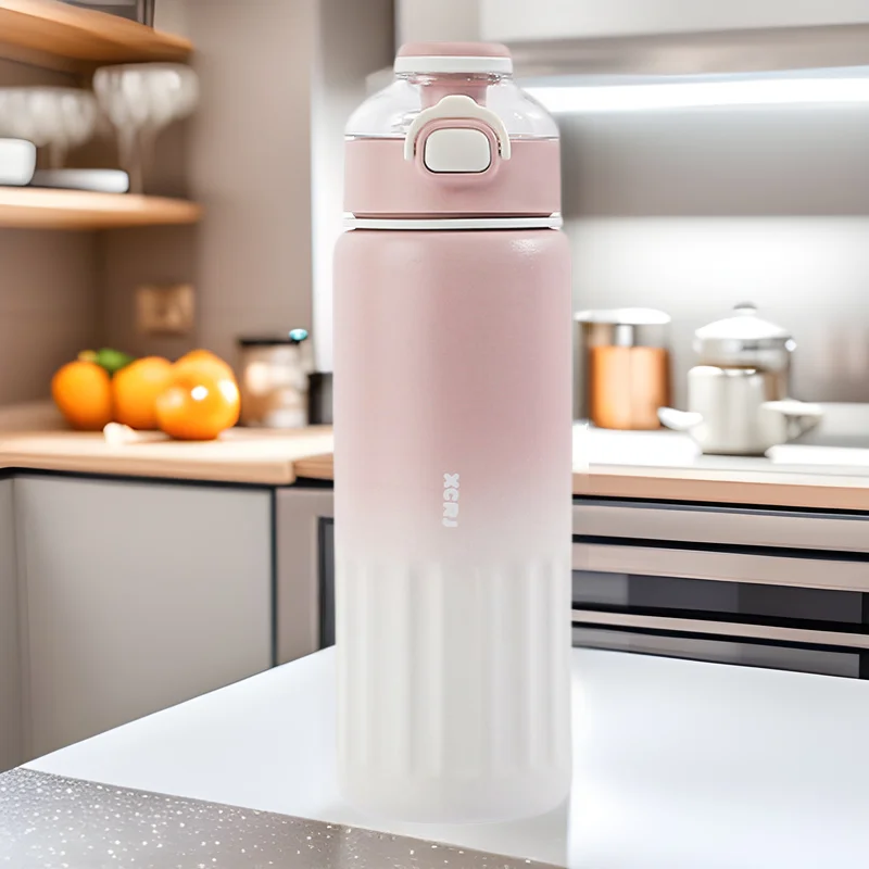 زجاجة مياه حرارية بسعة 800 مل، كوب ترمس من الفولاذ...