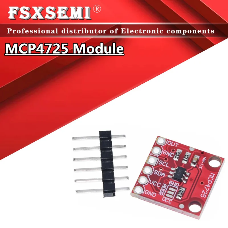 

MCP4725 I2C DAC Breakout module development board