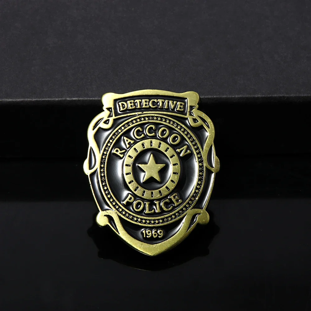 Raccoon Police Department Pins Residenti Evils Badge Spilla Cosplay Costume Collection Cartoon Abbigliamento Decor Gifts