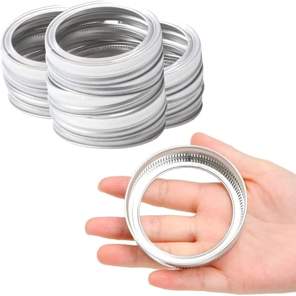 10/20PCS Einmachdeckel Regelmäßige/Weite Öffnung Einmachglas Deckel Split-typ Breite Öffnung Weißblech Lagerung Bands glas Kappen Einmachglas Deckel – Detail 12