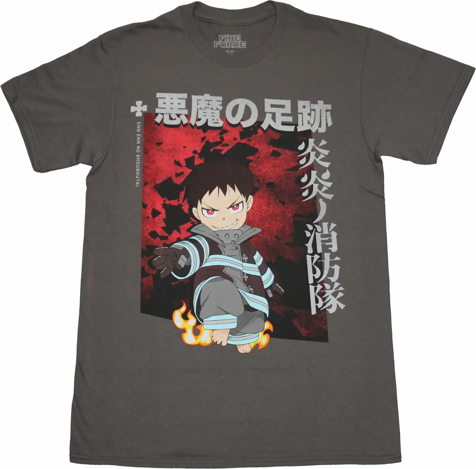 

Firree Force New взрослая Футболка-Chibi Style Shinra & Chibi Image