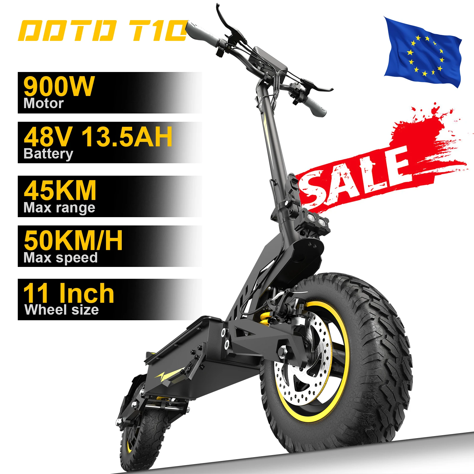 Hulajnoga elektryczna dla dorosłych OOTD T10 z Polski za $421.78 / ~1622zł