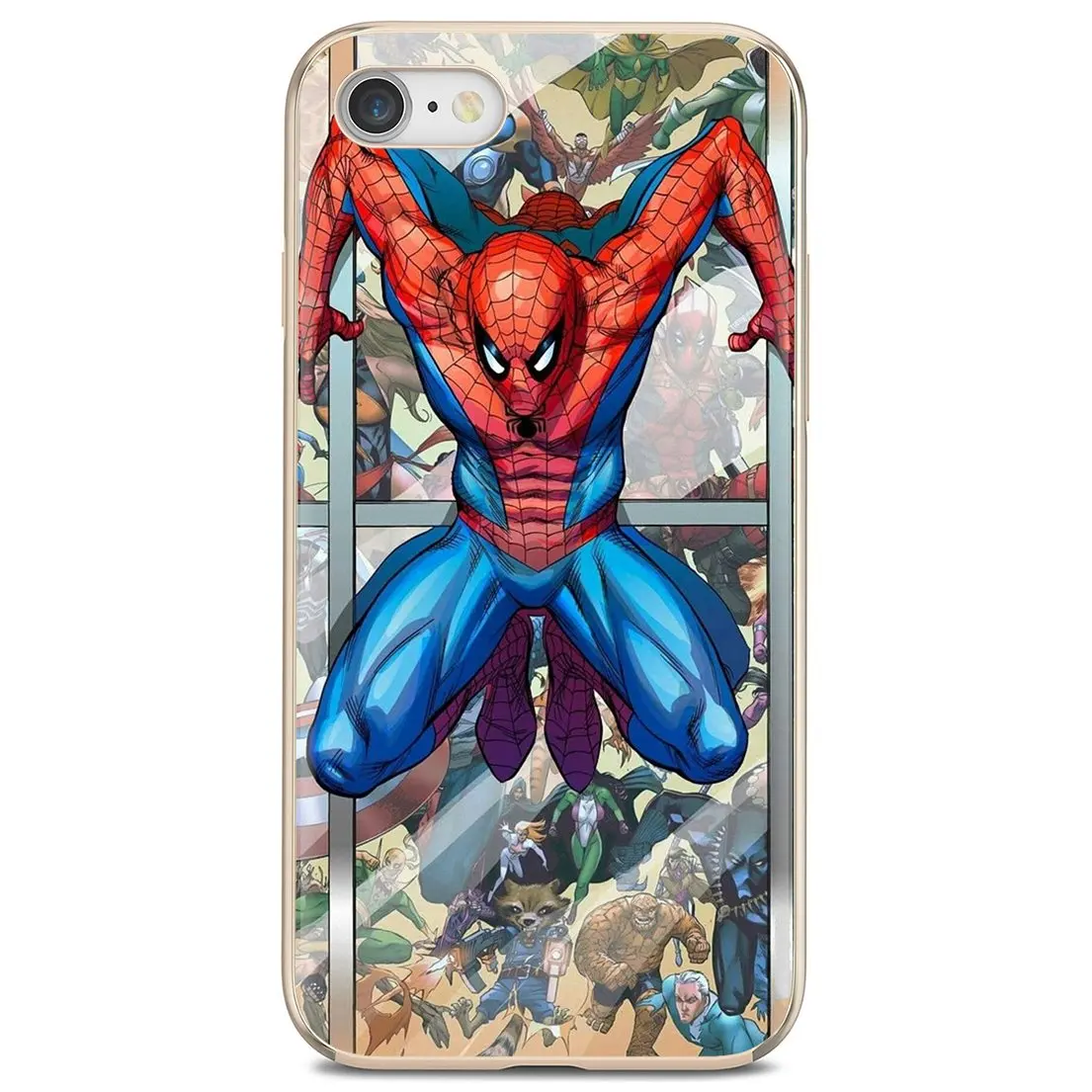 meizu phone case with stones lock TPU Transparent Shell Cover Spider Man Marvel Hulk For Meizu M6 M5 M6S M5S M2 M3 M3S NOTE MX6 M6t 6 5 Pro Plus U20 meizu cover Cases For Meizu