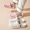 Women Clogs Summer Female Sandals Thick Bottom Home Slides Soft EVA Dry Wedges Platform Garden Shoes Beach Sandals Home Slippers 3