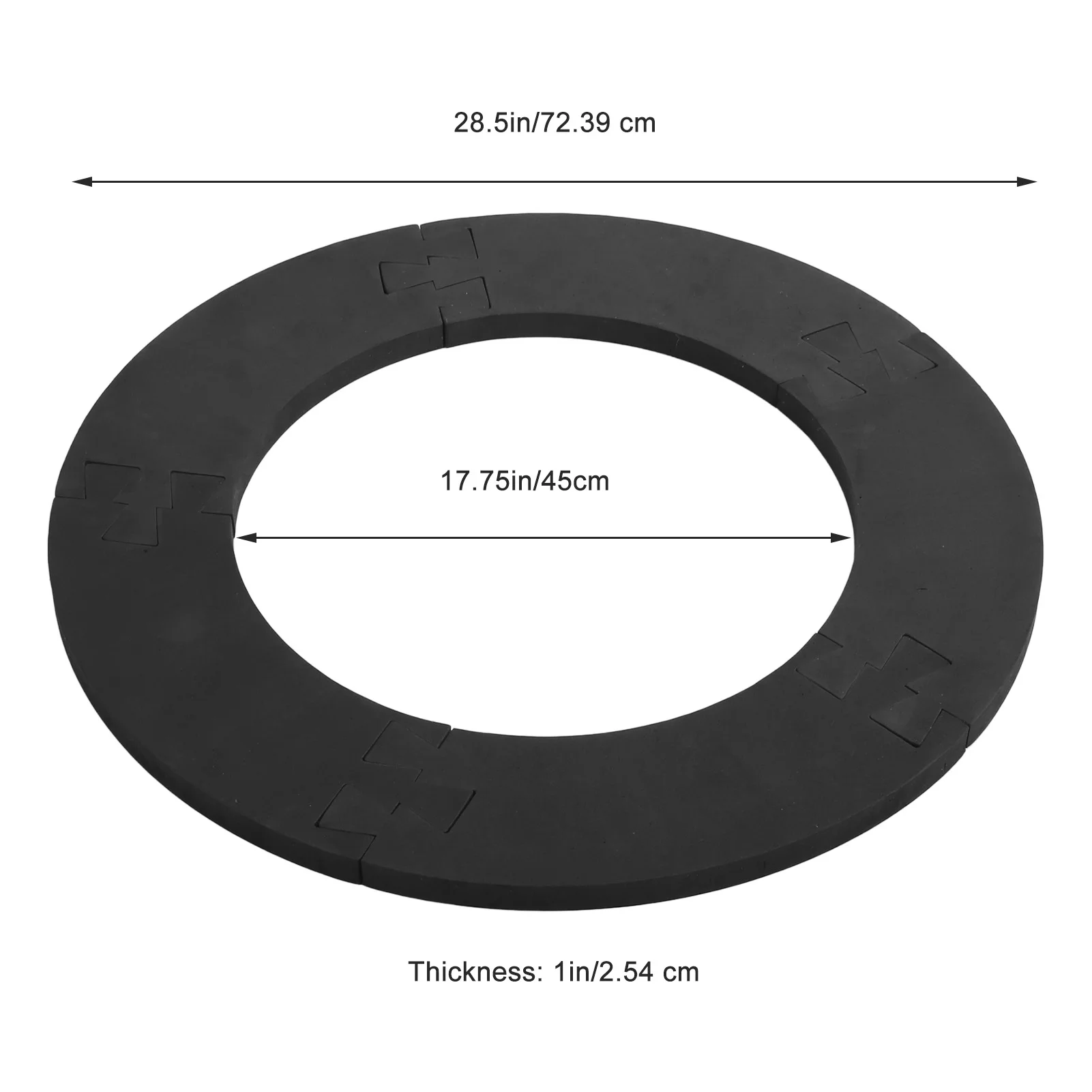 Dartboard Ring Protector Universal EVA Lightweight Easy Splicing Dartboard Surround Ring Position for Bars