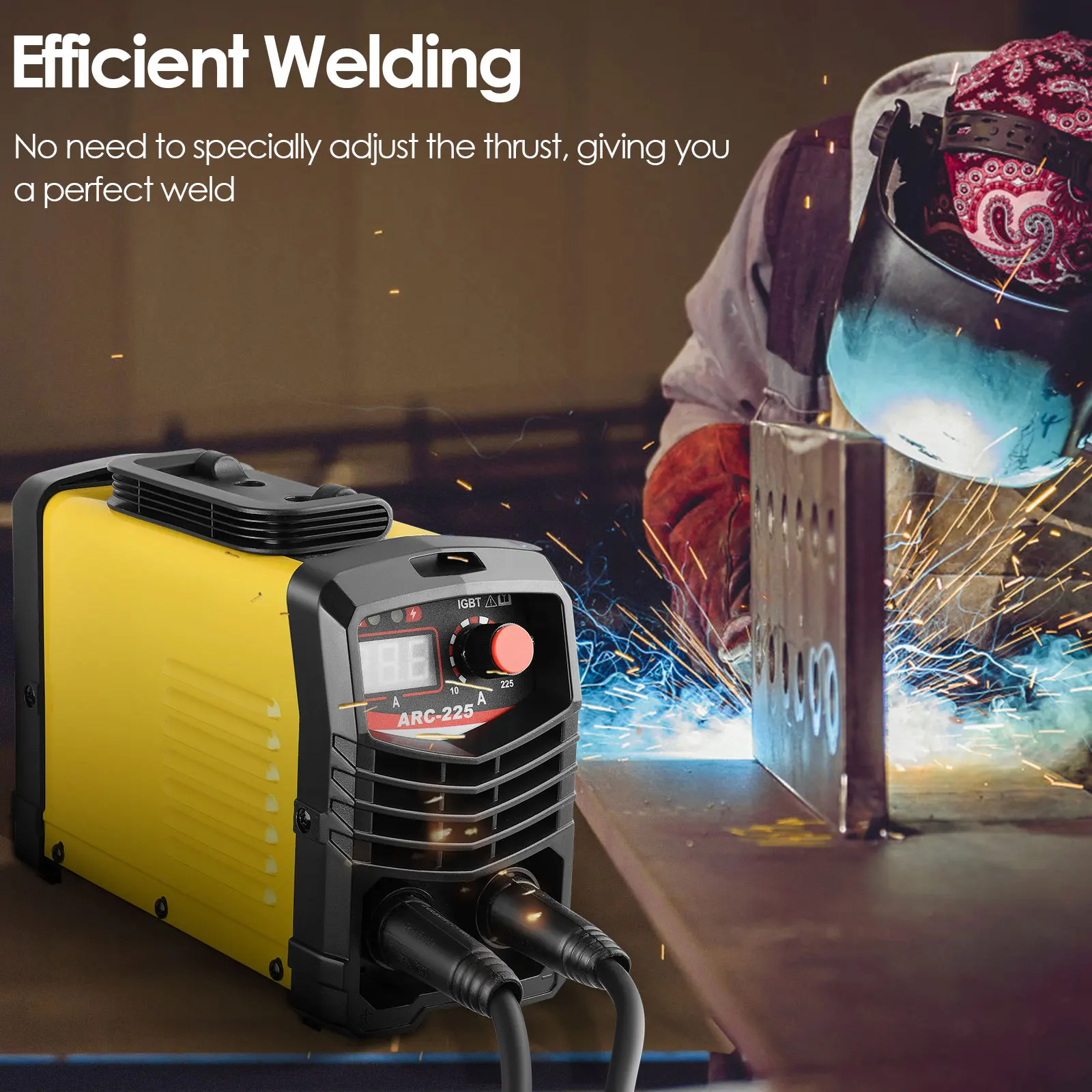 ARC Welding Machine 120A AC/DC Intelligent IGBT Inverter Welder Digital Control Welding Alloy Metal 2.5-3.2mm Covered Electrode 2