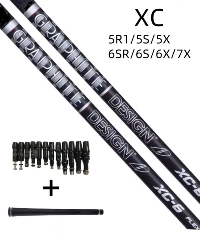 New golf shaft A D XC 5/6/7 R1/SR/S/X golf driver Shaft fairway wood graphite shaft Free Install grips and sleeve golf shaft