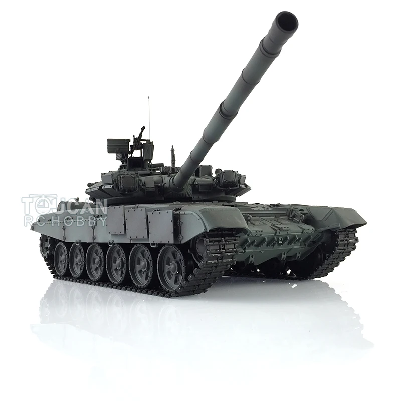 2.4Ghz Heng Long 1/16 Scale RC Tank 7.0 Plastic Version Russia T90 RTR Remote Control Battle Tank 3938 Model Toy TH17874-SMT1 5