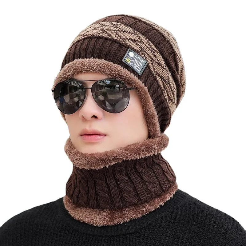 Skullies Hattar Vintermössor För Herr Dam Ullhalsduk Kepsar Balaklava Mask Bonnet Stickad Mössa_voghion.com